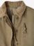 Quilted Jacket with Embroidery on the Back for Girls khaki - vertbaudet enfant 