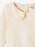 T-shirt bébé manches longues col claudine beige clair+vert d'eau - vertbaudet enfant 