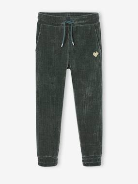 -Corduroy Joggers for Girls