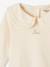 T-shirt bébé manches longues col claudine beige clair+vert d'eau - vertbaudet enfant 