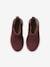 Leather Boots for Girls, Designed for Autonomy bordeaux red - vertbaudet enfant 