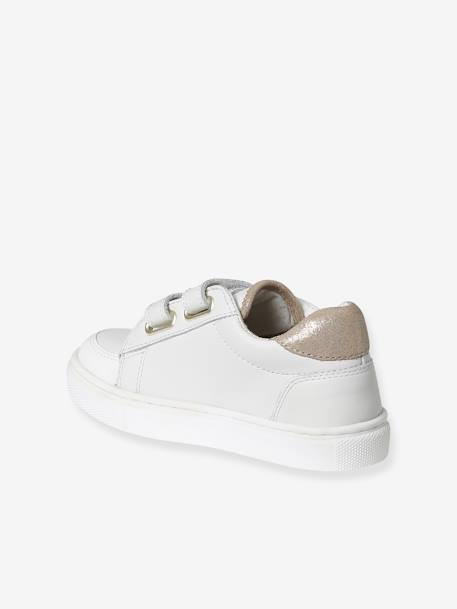 Leather Trainers for Children white - vertbaudet enfant 