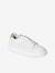 Baskets en cuir enfant blanc - vertbaudet enfant 