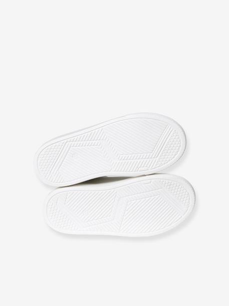 Baskets en cuir enfant blanc - vertbaudet enfant 