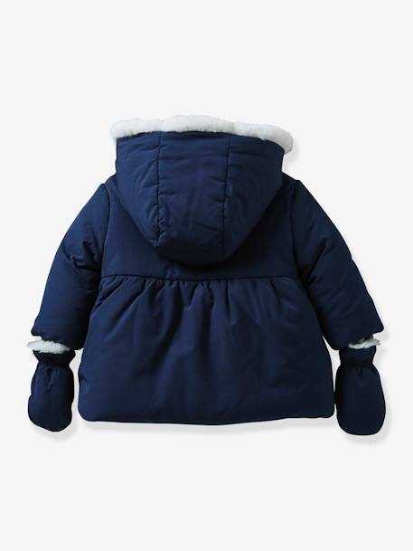 Warm Jacket for Babies, by CYRILLUS navy blue - vertbaudet enfant 