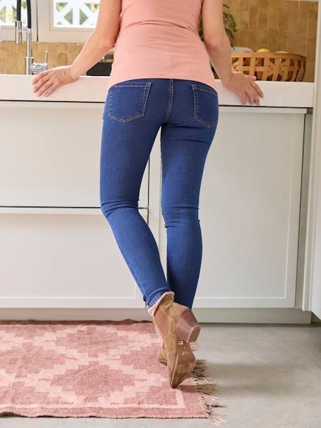 Skinny maternity jeans black+brut denim+stone - vertbaudet enfant 
