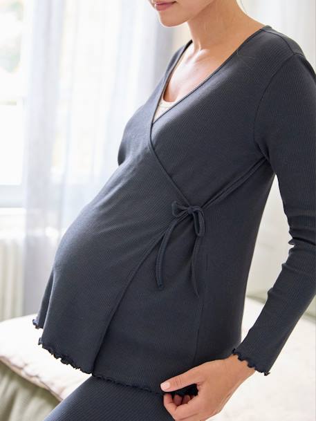 Mummy/Baby Maternity Set, Pregnancy & Breastfeeding Special night blue - vertbaudet enfant 