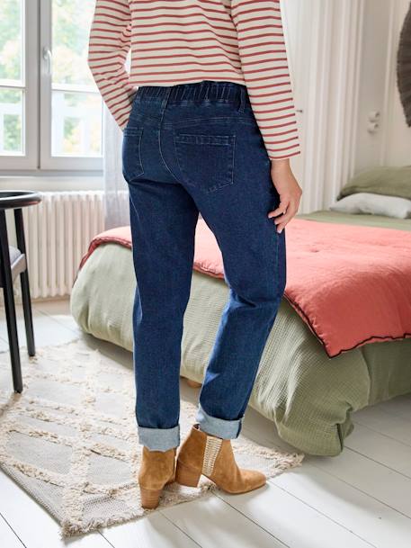 Paperbag Jeans with Seamless Band, for Maternity stone - vertbaudet enfant 