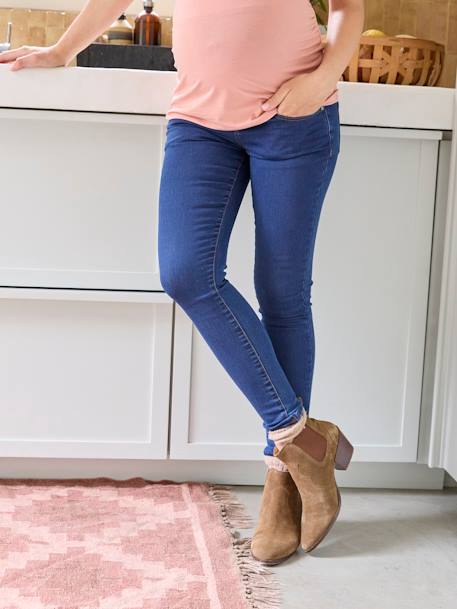Skinny maternity jeans black+brut denim+stone - vertbaudet enfant 
