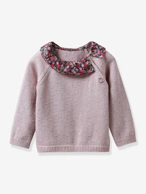 Jumper with Collar in Liberty Fabric by Cyrillus, for Babies  - vertbaudet enfant