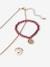 Daisy Necklace + Bracelet + Ring Set mauve - vertbaudet enfant 