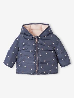 Reversible Padded Jacket for Babies  - vertbaudet enfant