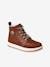 High-Top Trainers with Laces & Zips for Children brown - vertbaudet enfant 