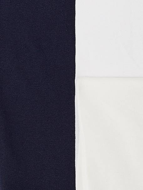 Pack of 2 Pairs of Plain Tights for Girls navy blue - vertbaudet enfant 