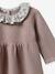 Knitted Dress with Collar in Liberty® Fabric, by CYRILLUS for Babies rose - vertbaudet enfant 