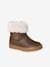 Zipped Boots with Fur Lining, for Girls, Designed for Autonomy brown - vertbaudet enfant 