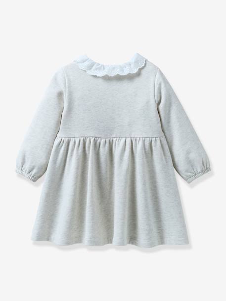Fleece Dress for Babies, by CYRILLUS marl beige - vertbaudet enfant 