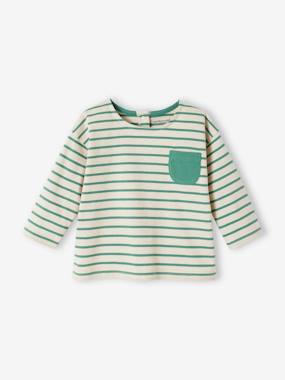 Striped Long Sleeve Top, for Babies  - vertbaudet enfant