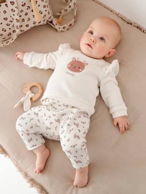 -Sweatshirt & Trousers Combo for Babies