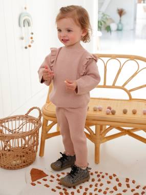 Baby-Outfits-Knitted Jumper + Leggings Ensemble for Babies
