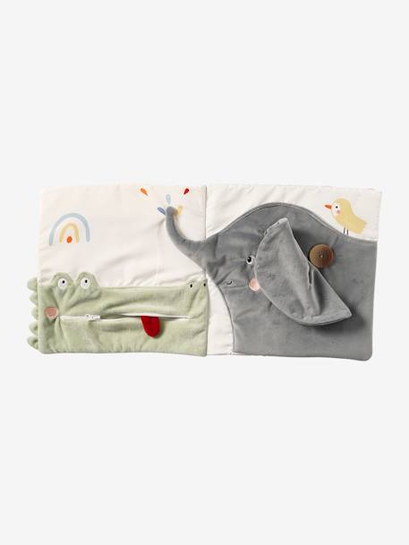 Motor Skills Book in Fabric white - vertbaudet enfant 