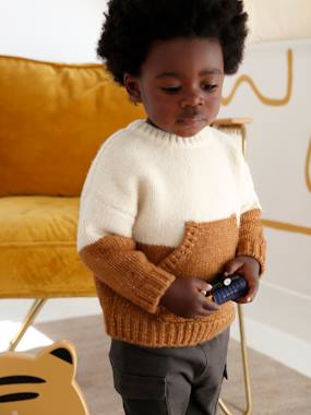 Baby-Colourblock Jumper for Babies