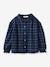 Chequered Shirt for Girls, by CYRILLUS chequered blue - vertbaudet enfant 