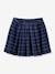 Pleated Skirt by CYRILLUS chequered navy blue - vertbaudet enfant 