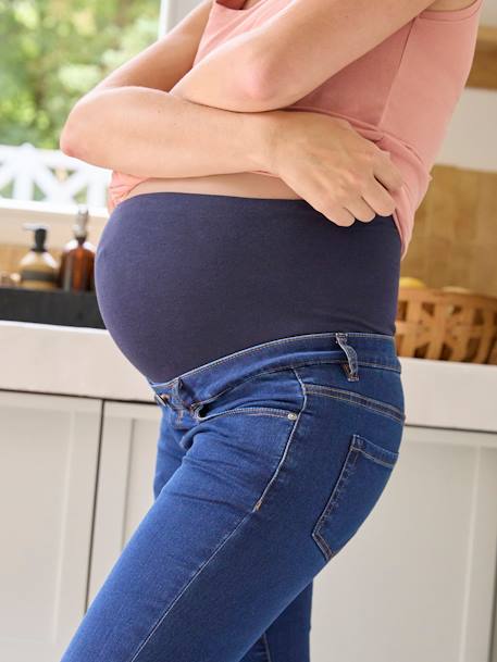 Skinny maternity jeans black+brut denim+stone - vertbaudet enfant 