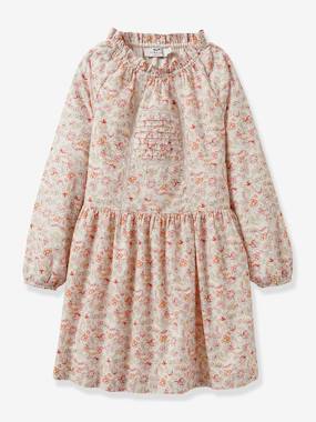 Girls-Printed Dress for Girls, Mireille by CYRILLUS