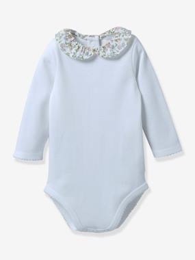 Baby-Bodysuits-Liberty Aisha Bodysuit in Organic Cotton by CYRILLUS