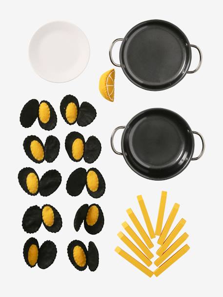 Mussels & Chips in FSC® Wood black - vertbaudet enfant 