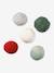 Set of 5 Sensory Balls in Fabric green - vertbaudet enfant 