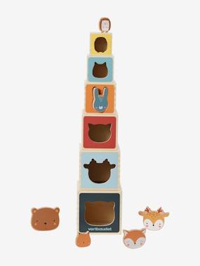 Toys-Cube Tower with Shape Sorter in FSC® Wood