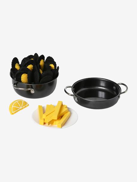 Mussels & Chips in FSC® Wood black - vertbaudet enfant 