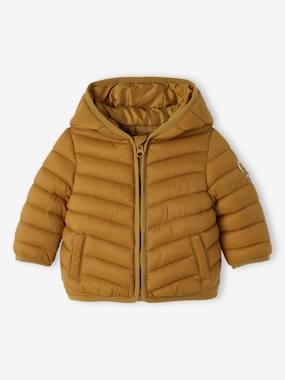 Baby-Outerwear-Lightweight Padded Jacket with Hood for Babies
