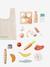 Set of Food Items + Shopping Bag, in Certified Wood wood - vertbaudet enfant 