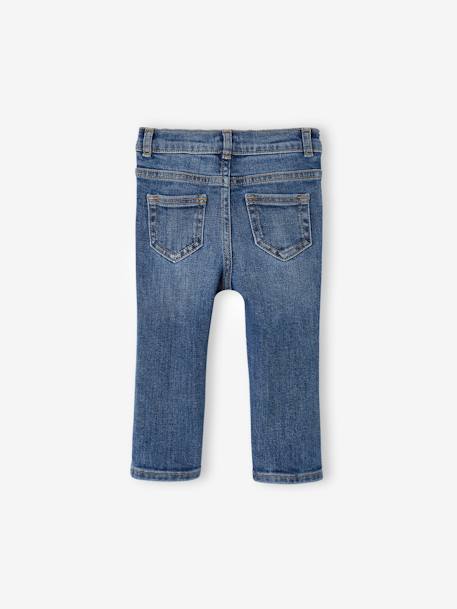 Straight Leg Jeans for Babies, Basics stone - vertbaudet enfant 
