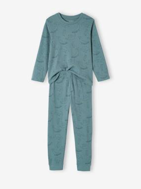 Garçon-Lot de 2 pyjamas garçon ours maille côtelée