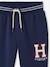 Pantalon garçon jogging sport en molleton lichen+marine - vertbaudet enfant 