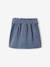 Jupe fille velours style paperbag beige doré+bleu grisé+olive+prune - vertbaudet enfant 