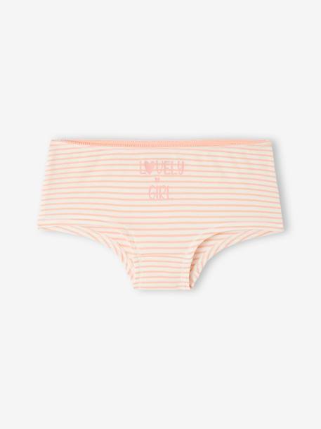 Lot de 4 shorties fille fantaisie BASICS écru - vertbaudet enfant 