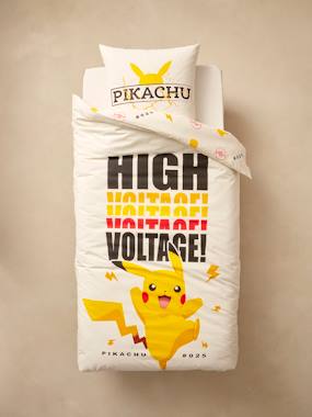 Linge de lit & Déco-Parure housse de couette + taie d'oreiller enfant Pokemon® Voltage