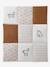 Patchwork Quilt, Little Nomad BROWN MEDIUM SOLID WITH DESIGN - vertbaudet enfant 