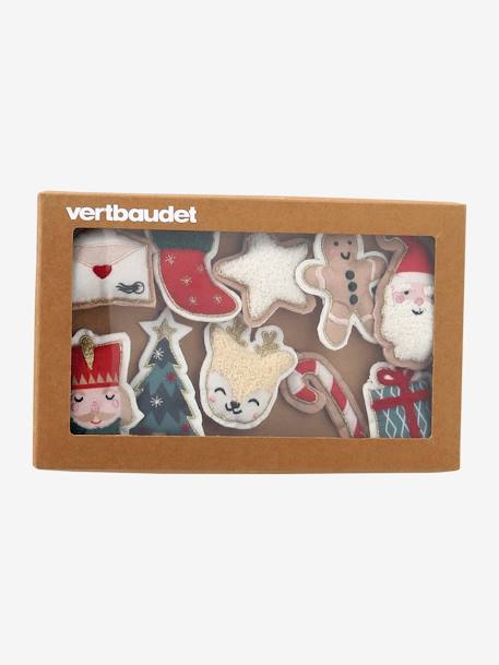 Lot de 10 décorations de Noël en feutrine à suspendre Casse-Noisette rouge - vertbaudet enfant 