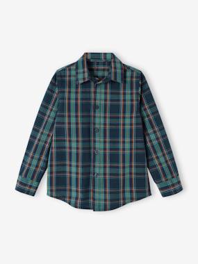 -Chequered Shirt for Boys