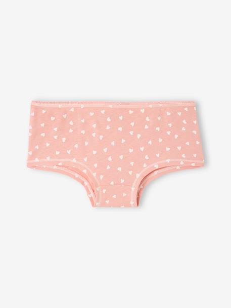 Lot de 4 shorties fille fantaisie BASICS écru - vertbaudet enfant 