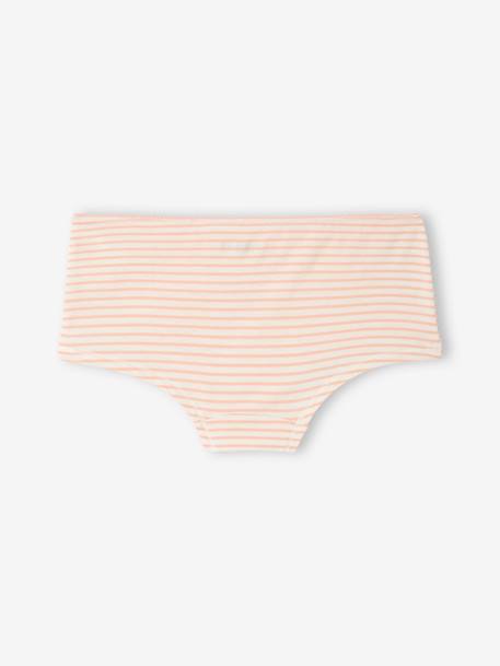Lot de 4 shorties fille fantaisie BASICS écru - vertbaudet enfant 