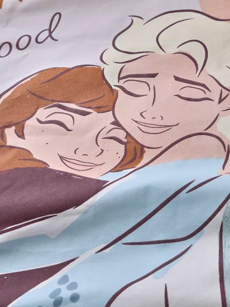 Parure housse de couette + taie d'oreiller enfant Disney® Reine des Neiges  - écru, Linge de lit & Déco