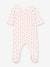Pyjama bébé coeur en velours PETIT BATEAU blanc imprimé - vertbaudet enfant 
